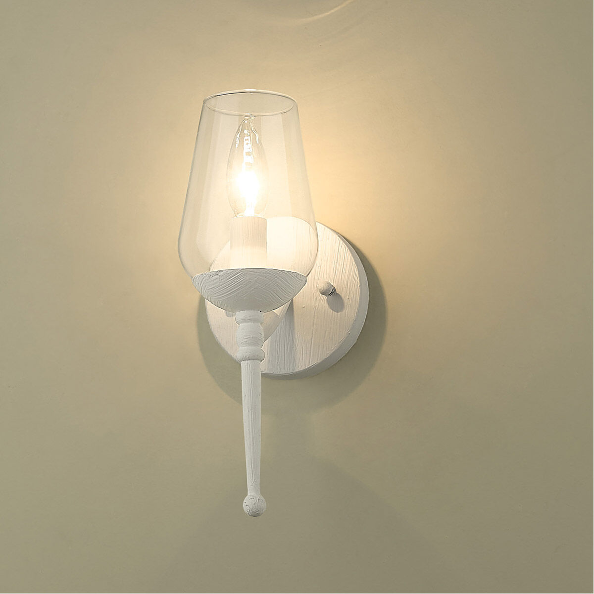 White plaster wall lights cheap